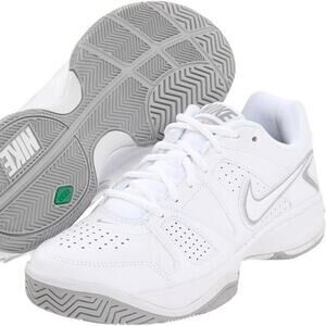 Nike Women's City Court VII White Leather Tennis Shoes - Size 8.5